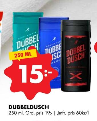 ÖoB Dubbeldusch erbjuda