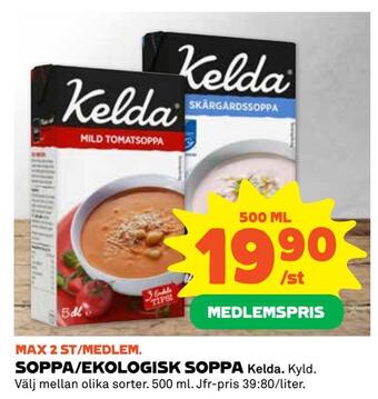 Coop Extra Soppa/ekologisk soppa erbjuda