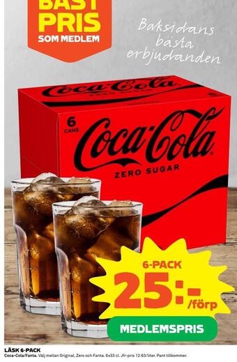 Coop Extra Läsk 6-pack erbjuda