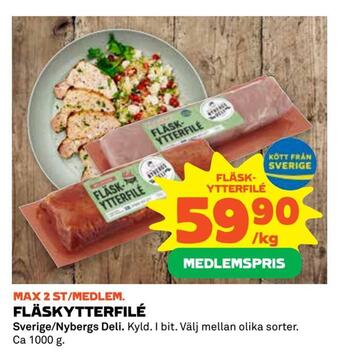 Coop Extra Fläskytterfilé erbjuda
