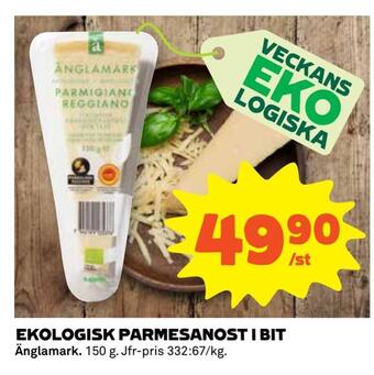 Coop Extra Ekologisk parmesanost i bit erbjuda