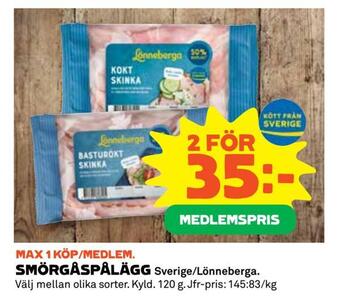Coop Extra Smörgåspålägg erbjuda