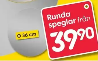 Rusta Runda speglar Ø36cm erbjuda
