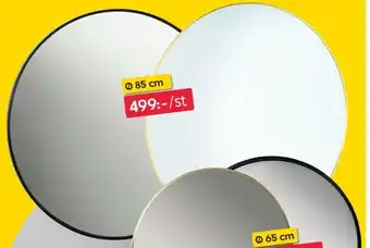 Runda speglar Ø85cm