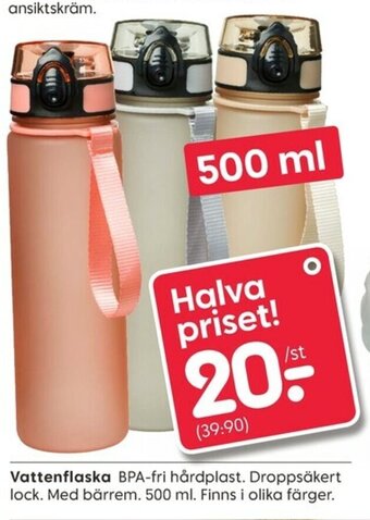 Rusta Vattenflaska 500ml erbjuda