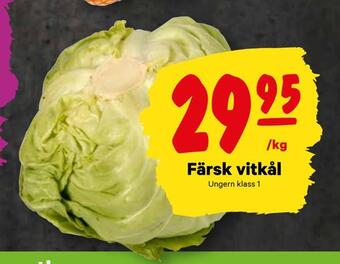 City Gross Färsk vitkål erbjuda
