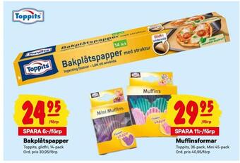 City Gross Bakplåtspapper erbjuda