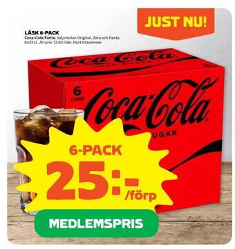 Stora Coop Läsk 6-pack erbjuda