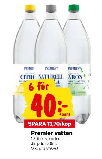 City Gross Premier vatten erbjuda