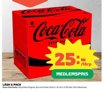 Coop Läsk 6-pack erbjuda