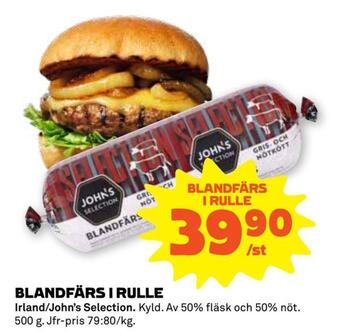 Stora Coop Blandfärs i rulle erbjuda