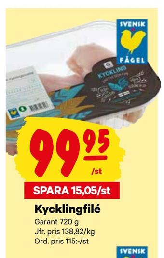 City Gross Kycklingfilé erbjuda