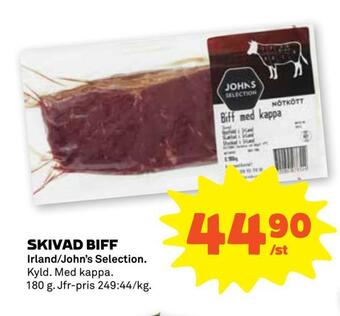 Stora Coop Skivad biff erbjuda