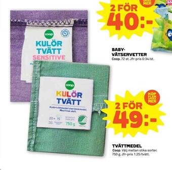 Stora Coop Tvättmedel erbjuda