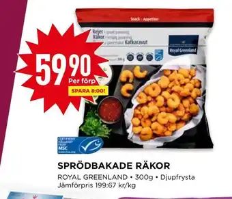 Willys Sprödbakade räkor erbjuda