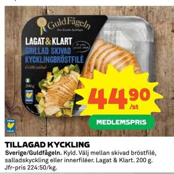 Coop Konsum Tillagad kyckling erbjuda