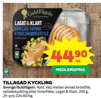 Coop Tillagad kyckling erbjuda