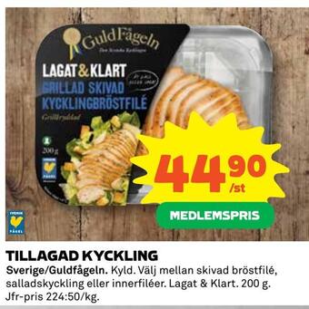 Coop Daglivs Tillagad kyckling erbjuda