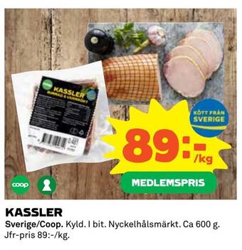 Coop Daglivs Kassler erbjuda