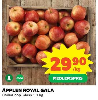 Coop Äpplen royal gala erbjuda