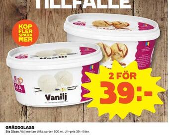 Coop Daglivs Gräddglass erbjuda