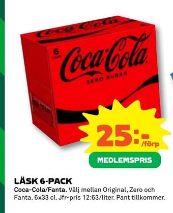 Coop Daglivs Läsk 6-pack erbjuda