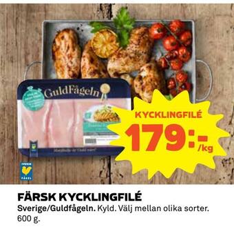Coop Konsum Färsk kycklingfilé erbjuda