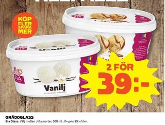 Coop Gräddglass erbjuda