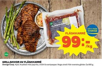 Coop Fläskkarré erbjuda