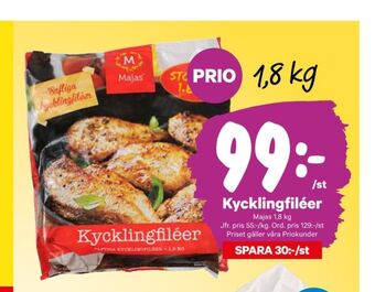 City Gross Majas kycklingfilé erbjuda