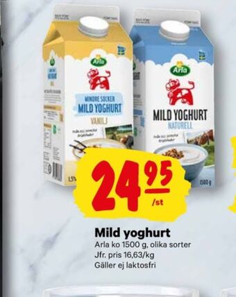 City Gross Arla yoghurt erbjuda