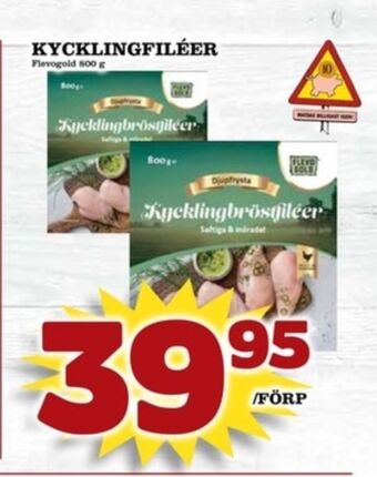 Matdax Flevogold kycklingfilé erbjuda