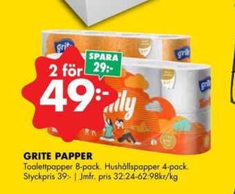ÖoB Grite toalettpapper erbjuda