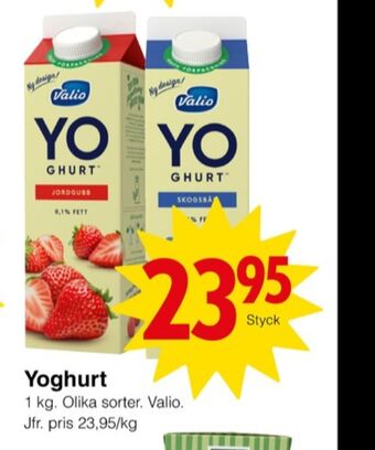 Matöppet Valio yoghurt erbjuda