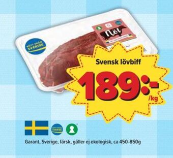Östenssons Garant lövbiff erbjuda
