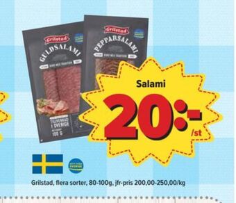 Östenssons Grilstad salami erbjuda