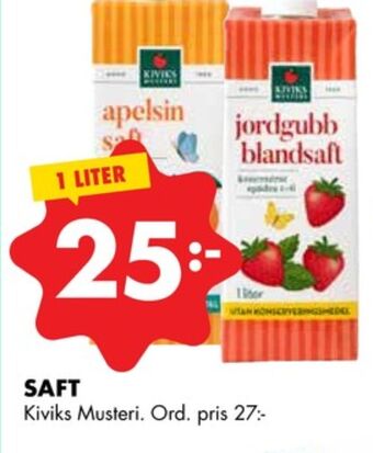 ÖoB Kivik fruktdryck erbjuda