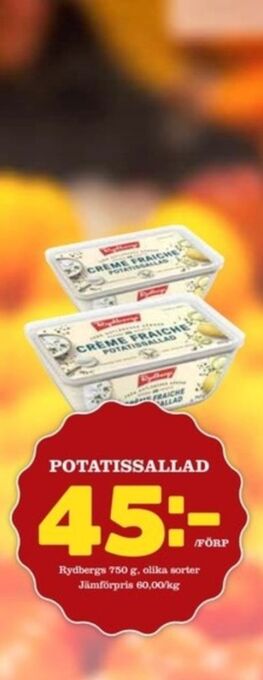 Matdax Rydbergs potatissallad erbjuda