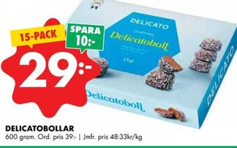 ÖoB Delicato kakor erbjuda