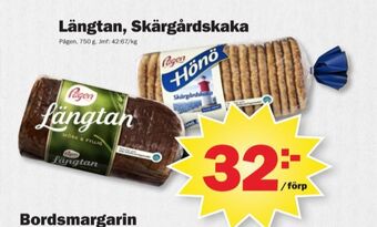 Pekås Längtan rågbröd erbjuda