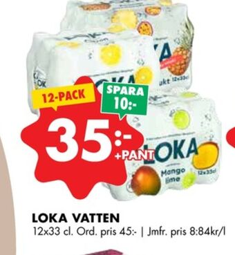 ÖoB Citron mineralvatten erbjuda
