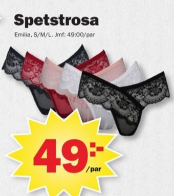 Pekås Emilia trosor erbjuda