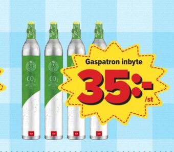 Östenssons Aga kolsyrepatron erbjuda