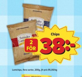 Östenssons Svenska lantchips erbjuda