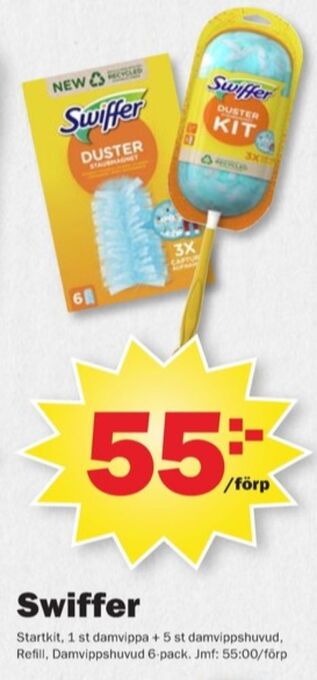 Pekås Swiffer dammvippa erbjuda