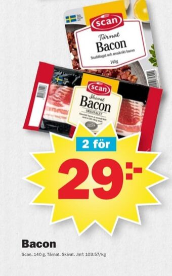 Pekås Scan baconskivor erbjuda