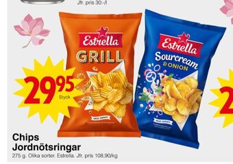 Matöppet Estrella chips erbjuda