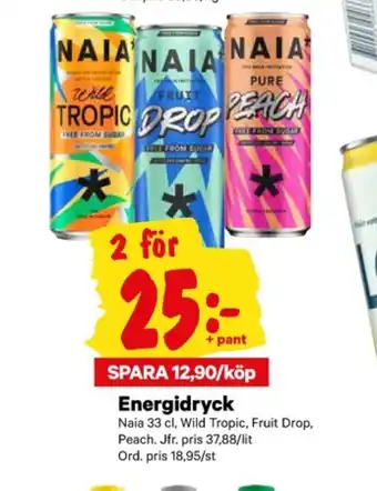 City Gross Wild tropic energidryck erbjuda