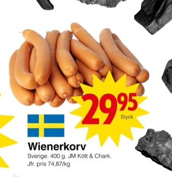 Matöppet Jm chark wienerkorv erbjuda