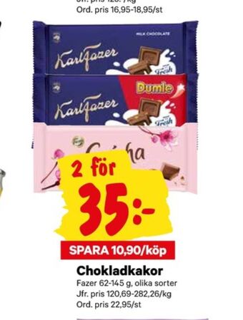 City Gross Geisha chokladkaka erbjuda